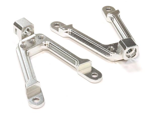 Integy C25718SILVER Front Shock Tower SCX-10 for Dingo, Honcho & Jeep (2)