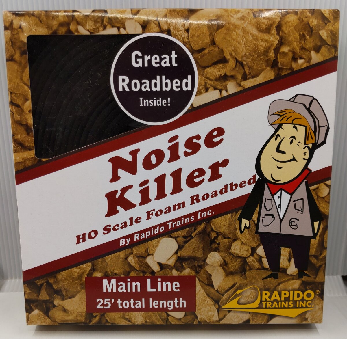 Rapido Trains 320501 HO Noise Killer Foam Roadbed 25' Mainline
