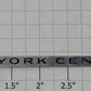 AMT 9000-101 New York Central Passenger Car Nameplate with Mounting Hole