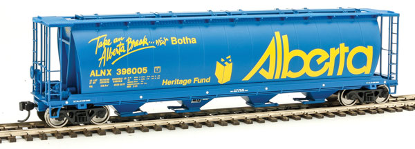 Walthers 910-7167 HO Alberta ALNX 59' Cylindrical Hopper #396005
