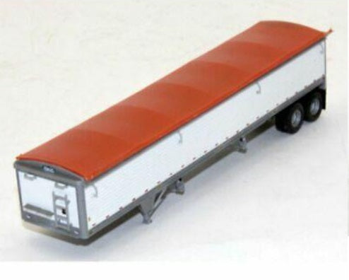 Lonestar Models 6033 HO Scale Wilson 43'' Pacesetter Grain Trailer Orange Tarp