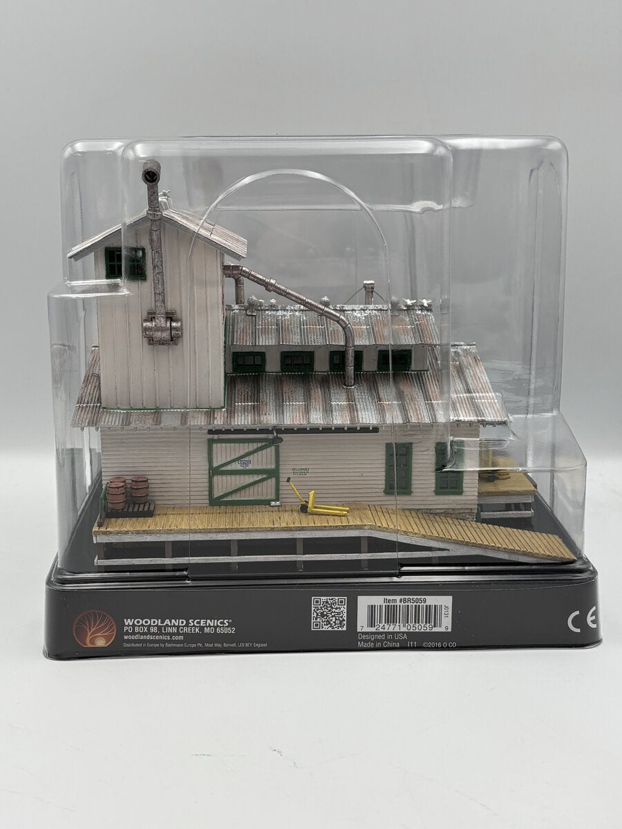 Woodland Scenics BR5059 HO Built-&-Ready H&H Feed Mill Building