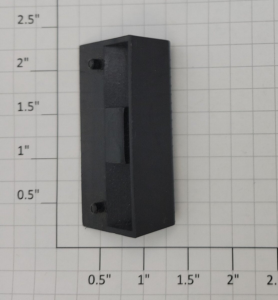 MTH HE-6200008 O Gauge RailKing Flat Car Black Full Width Wheel Chock