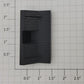 MTH HE-6200008 O Gauge RailKing Flat Car Black Full Width Wheel Chock