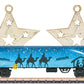 Marklin 80626 Z Scale 2016 Christmas Car w/ Ornament