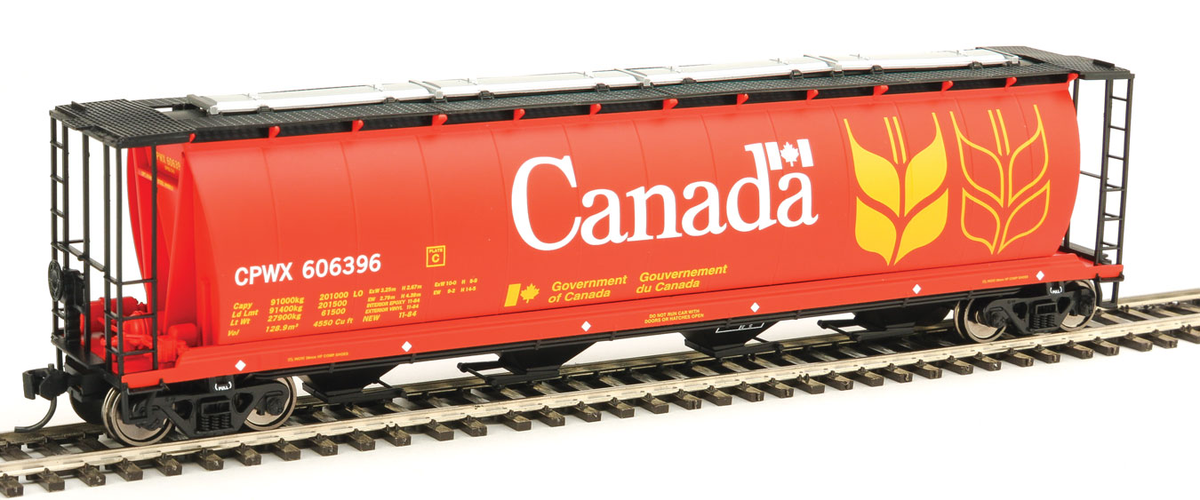 Walthers 910-7157 HO Scale Canadian Wheat Board 59' Cylindrical Hopper #606396