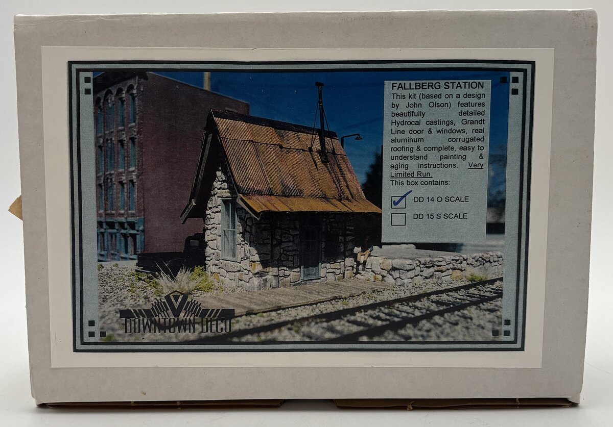 Downtown Deco DD14 O Scale Fallberg Station Kit
