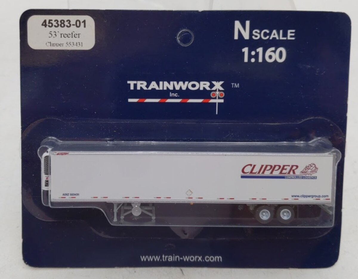 Trainworx Inc 45383-01 N Clipper 53' Reefer # 553431
