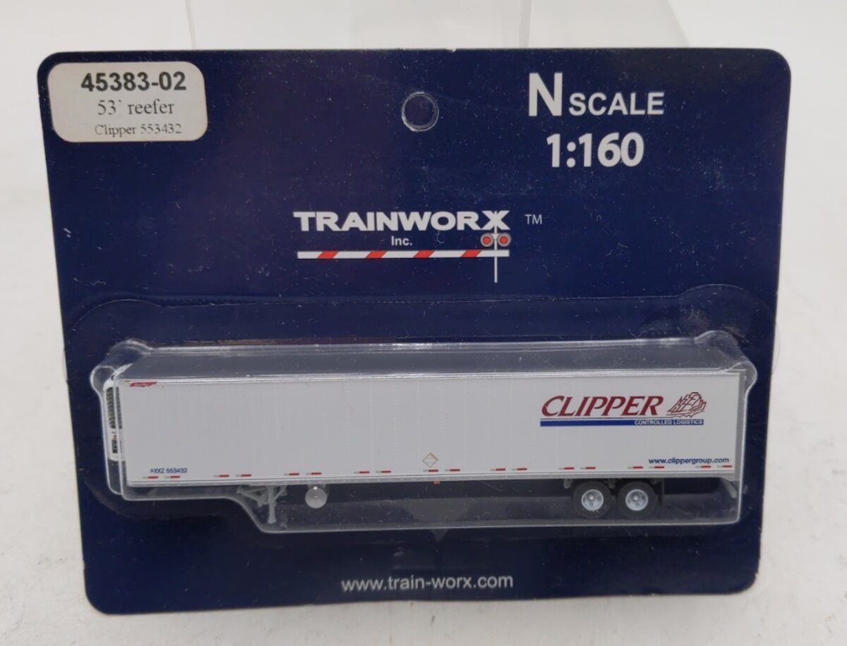 Trainworx Inc 45383-02 N Clipper 53' Reefer # 553432