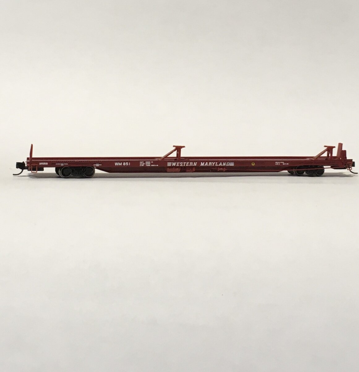 Trainworx Inc 28515-01 N Western Maryland Pullman Standard 85' Flat Car #851