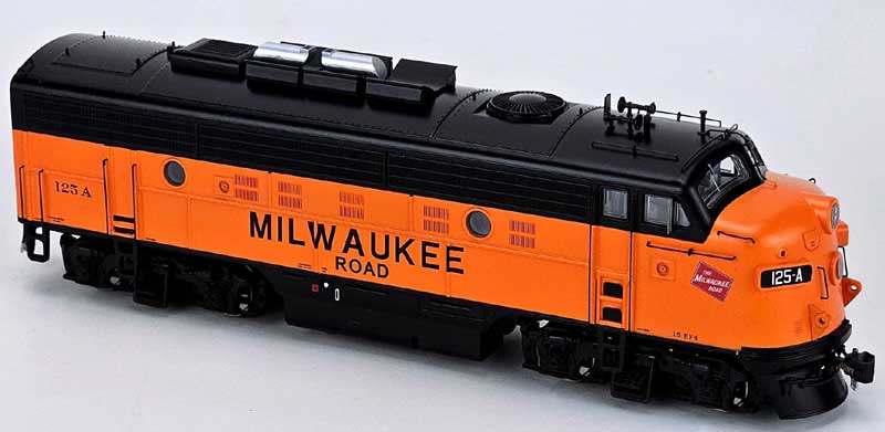 Bowser 24607 HO Milwaukee Road F-9A Diesel Locomotive w/LokSound & DCC #125A