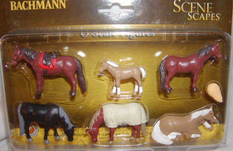 Bachmann 33169 O Scene Scapes Horse Figures
