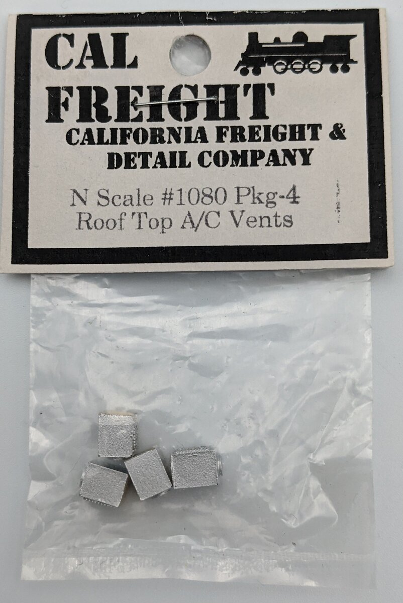 California Freight & Detail 1080 N Roof-Top Air Conditioner Vents
