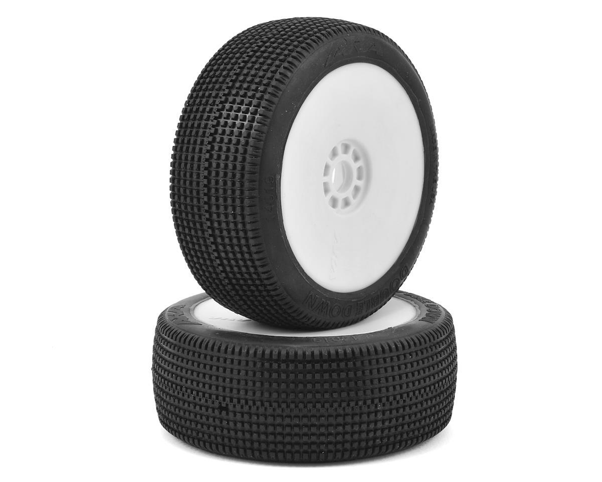 AKA Products, Inc. 14019XRW 1:8 Double Down Buggy Pre-Mounted Tires (Pack of 2)