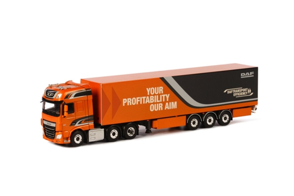 WSI 02-1753 1:50 PACCAR Brand Box - Set of 3 Tractor Trailers