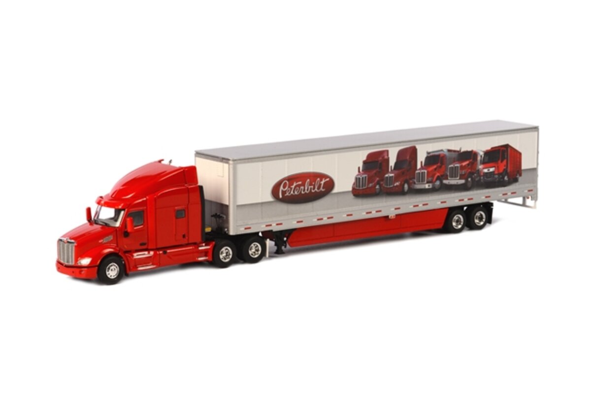 WSI 02-1753 1:50 PACCAR Brand Box - Set of 3 Tractor Trailers