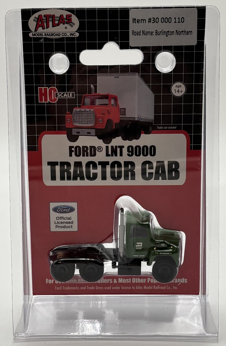 Atlas 30000110 HO Ford® LNT 9000 Burlington Northern