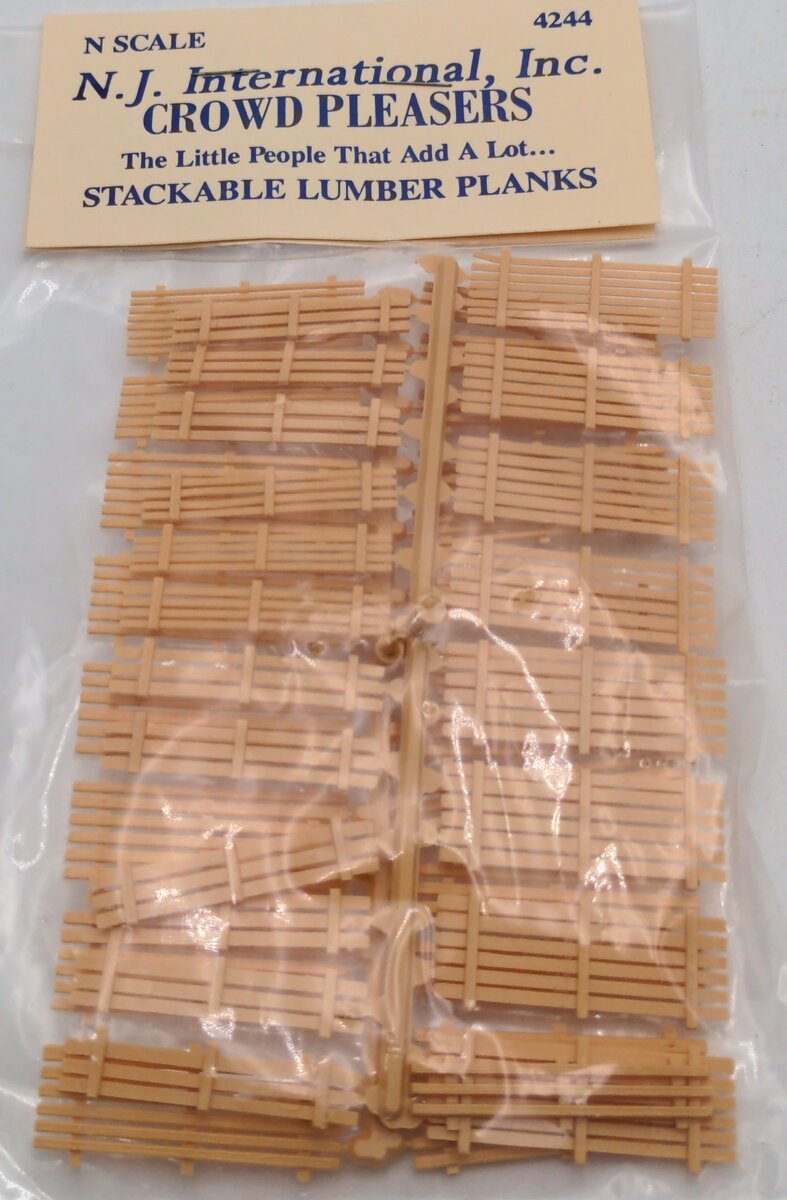 NJ International 4244 Stackable Lumber Planks Plastic