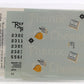 Walthers 1177 HO Scale Phenix Cheese Union Refrigerator Transit Decals