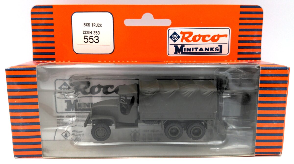 Roco 553 HO MiniTanks WWII US Army Truck Plastic Kit