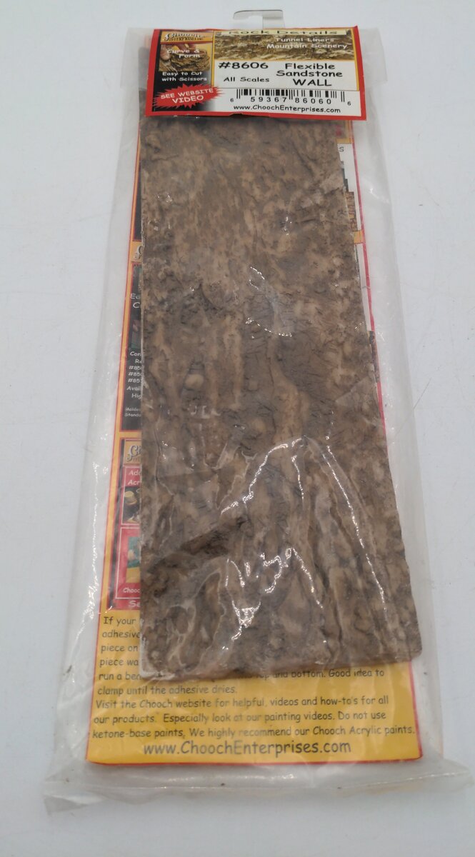 Chooch Enterprises Inc 8606 HO BLASTED ROCK SANDSTONE Flexible Wall
