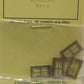 Period Miniatures 2017 N Scale White Metal Windows (Pack of 4)