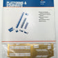 Walthers 933-2939 HO Platforms & Stairways Photo-Etched Brass Kit