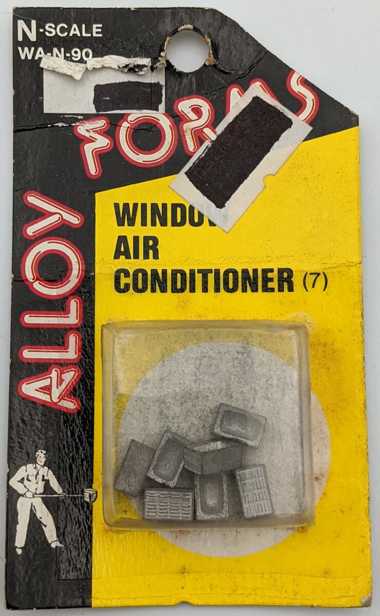 Alloy Forms WA-N-90 N Scale Window A/C