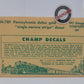 Champ Decals EH-78F HO Scale Pennsylvania Dulux Gold Single Narrow Stripe Diesel
