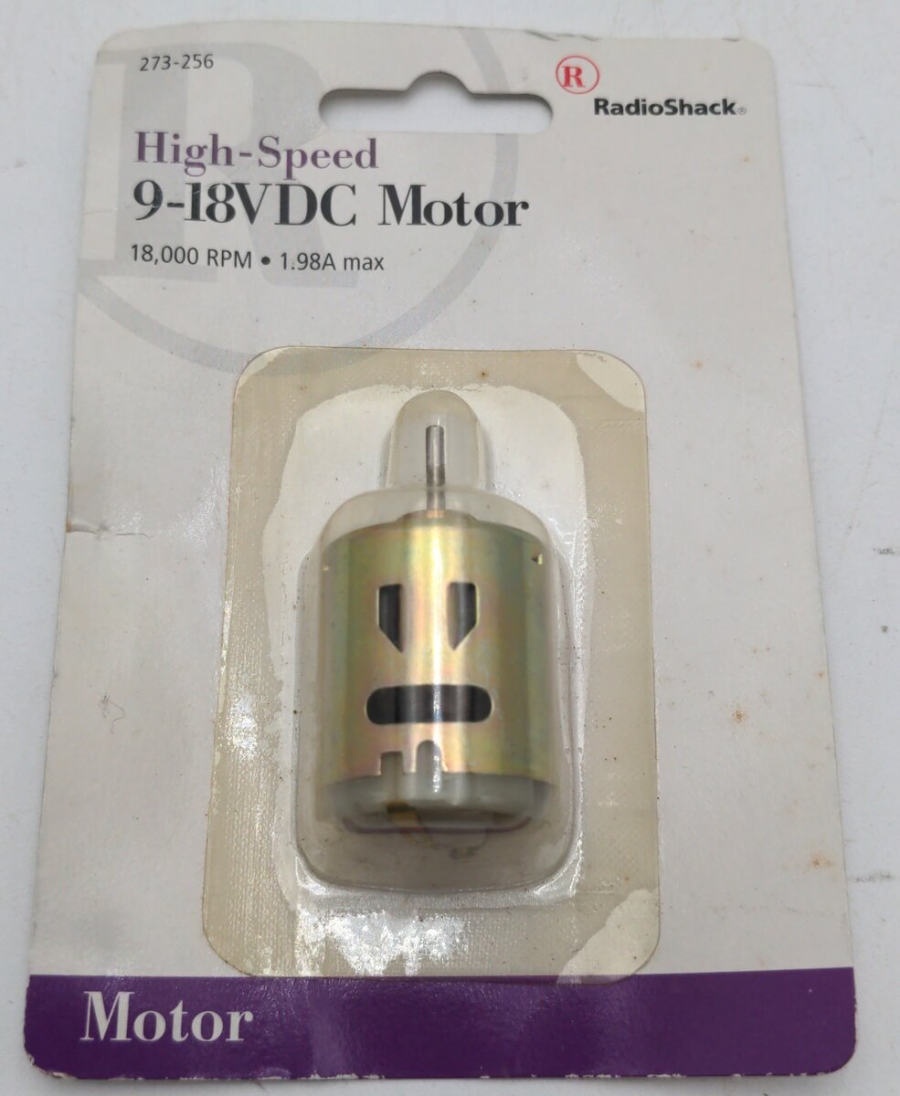 Radio Shack 273-256 9-18 Volt DC Can Motor