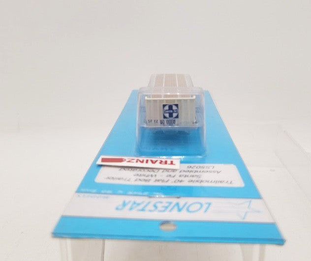 Lonestar Models LS5026 HO Scale AT & SF White Trailmobile 40' Flat Bed Trailer