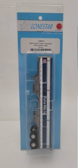 Lonestar Models LS6013 HO Scale Wilson Grain Trailer Purina Mills Assembled