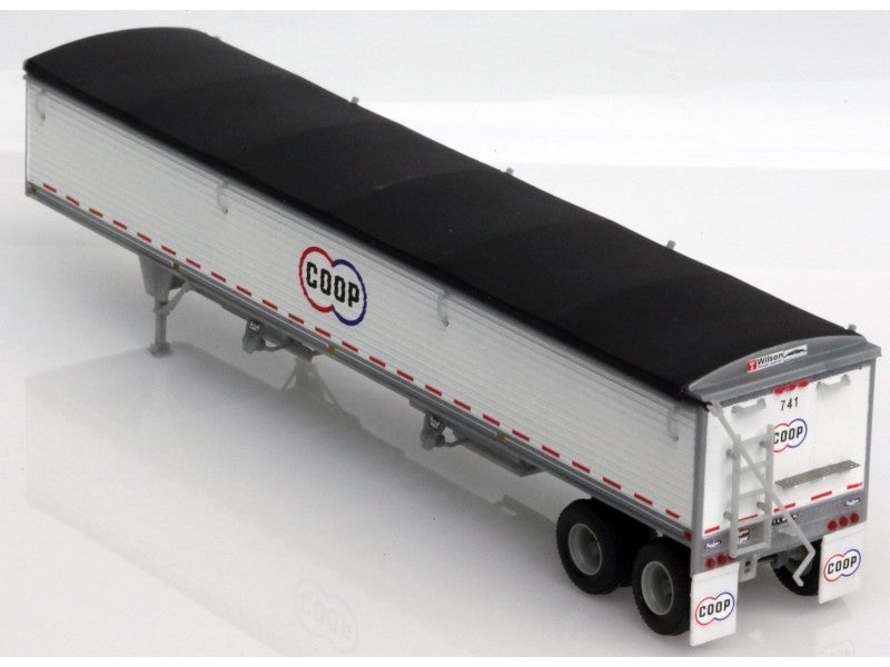 Lonestar Models 6022 HO CO-OP Wilson Pacesetter 43' Grain Trailer Kit