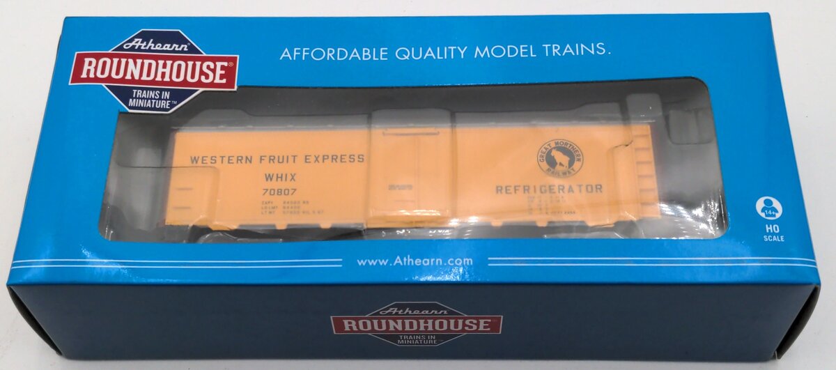 Roundhouse 87883 HO Great Northern 40' Steel Reefer #70807