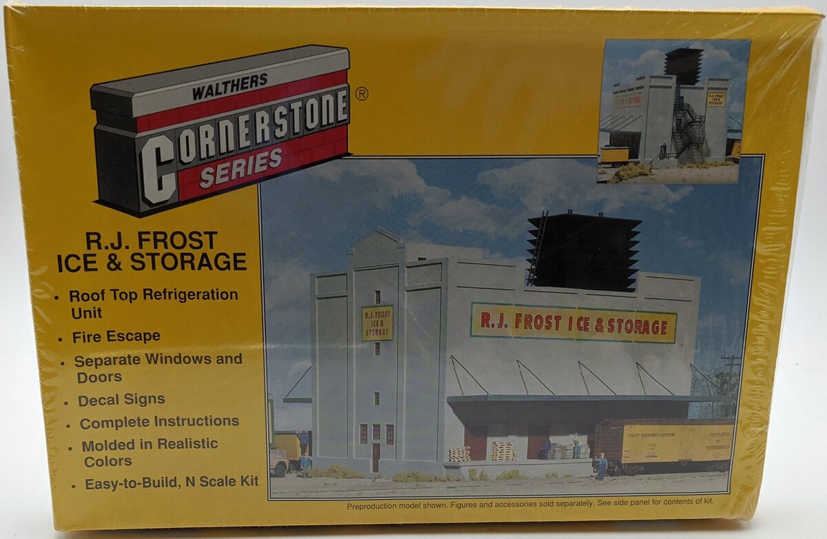 Walthers 933-3220 N Scale R.J. Frost Ice & Storage Building Kit