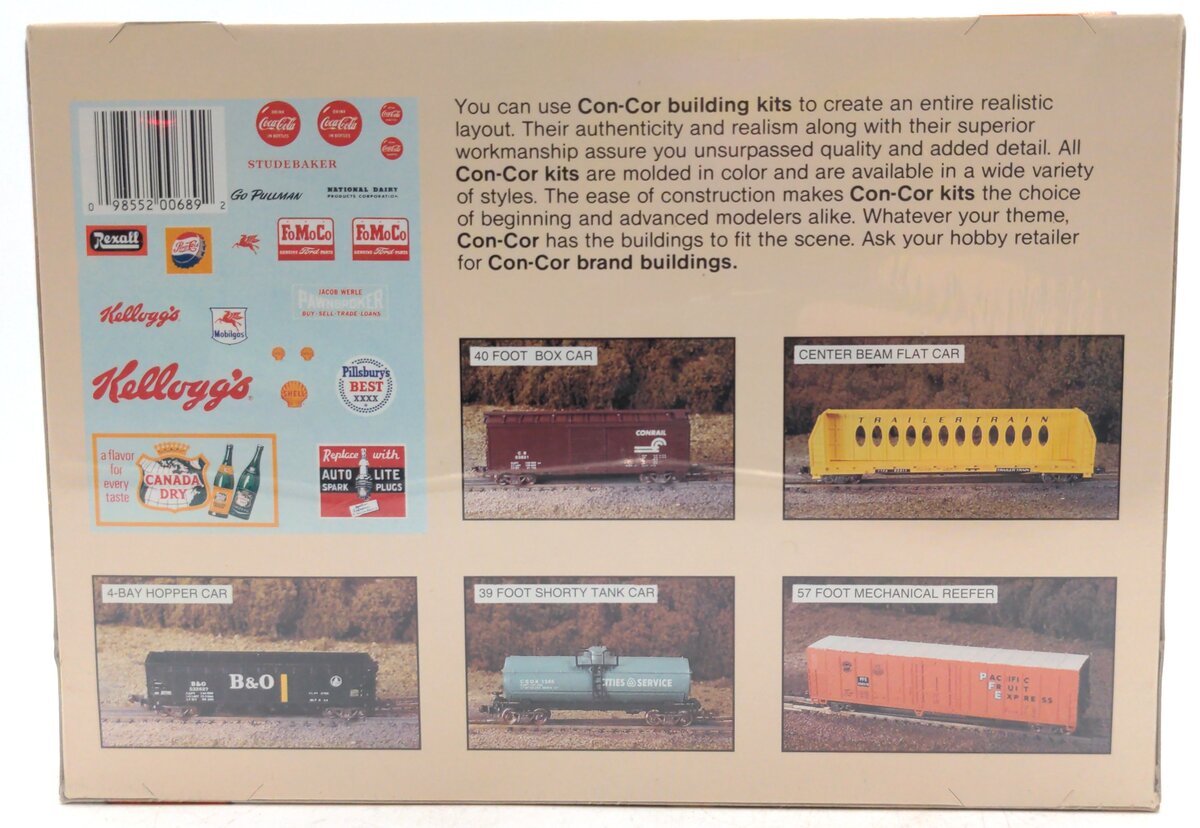 Con-Cor 689 N Scale Cambria City Boiler House Kit