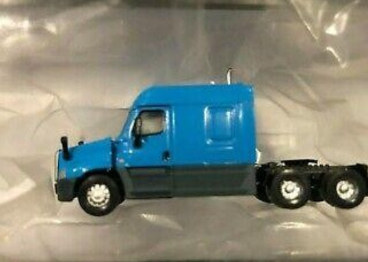 Trainworx Inc 42534 N Scale Freightliner Cascadia Blue Mid Roof Semi-Truck