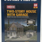 Walthers 933-3792 HO Two Story House with Garage Kit