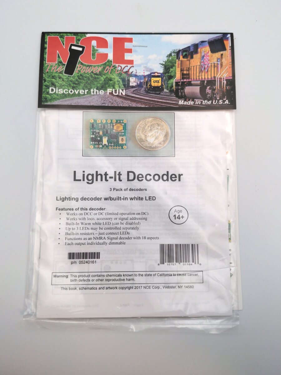 NCE 0161 N Decoder, Universal Light-It 3 Signal (Pack of 3)