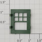 Lionel 445-18 Green Switch/ Watch Tower Window Frame (145-18)