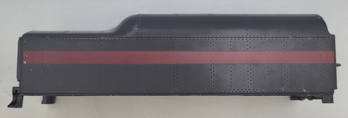 Lionel 2671W-6X Black Diecast Tender Shell with Maroon Stripe