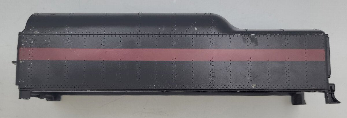 Lionel 2671W-6X Black Diecast Tender Shell with Maroon Stripe
