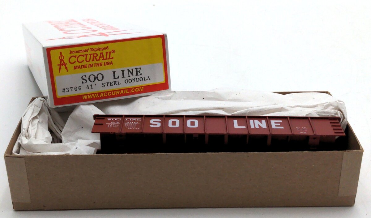 Accurail 3766 HO SOO 41' Steel Gondola