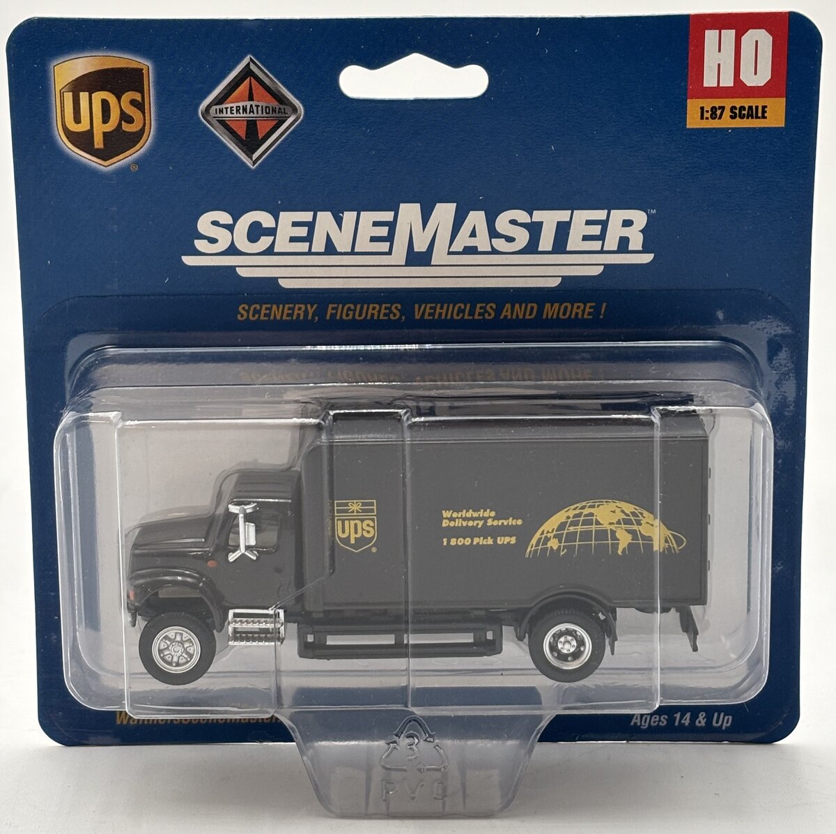 Walthers 949-11293 HO Assembled UPS International 4900 Single-Axle Box Van