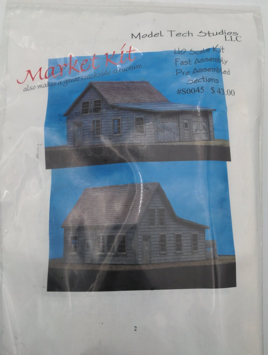 Model Tech Studios S0045 HO Scale Market Place Kit