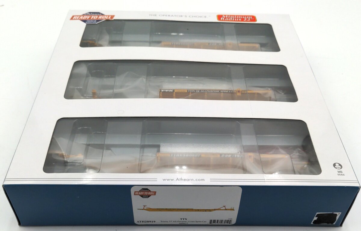 Athearn 28919 HO RTR 57' Trinity Spine Car, TTRX #360827