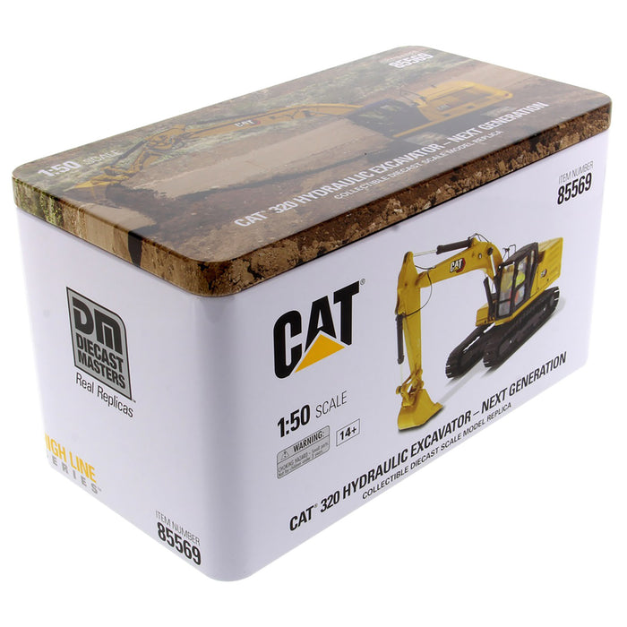 DieCast Masters 85569 1:50 High Line Series Caterpillar 320 Hydraulic Excavator