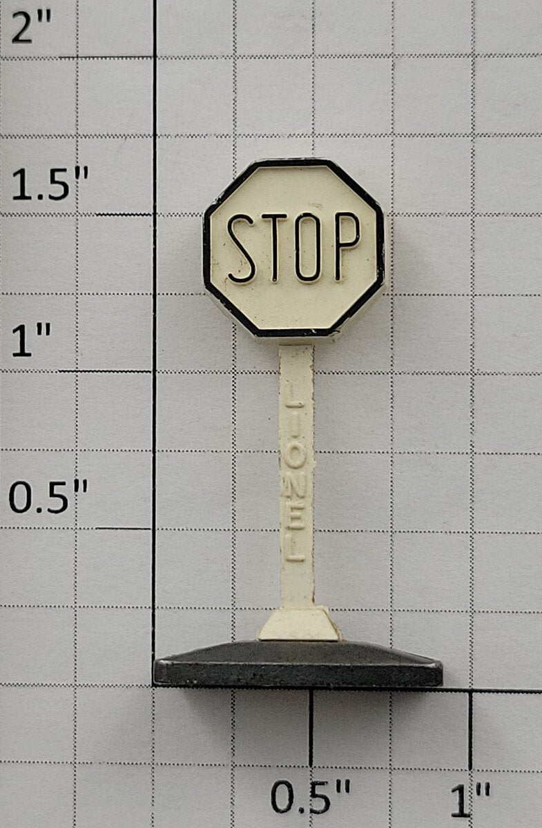 Lionel 309-2 Stop Sign with Base