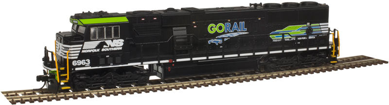 Atlas 40003990 N NS Gorail SD60E Diesel Locomotive w/Sound & DCC #6963