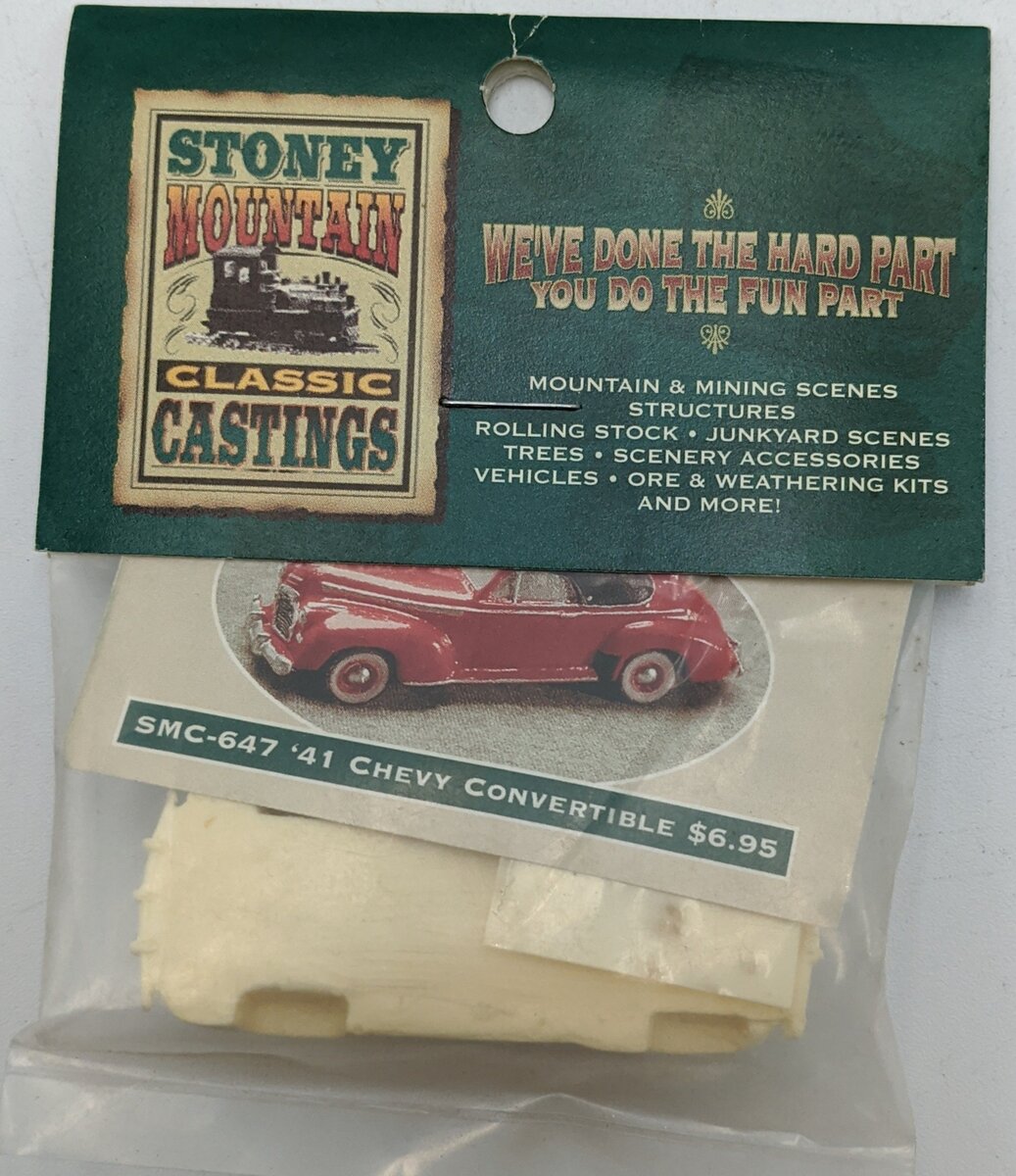 Stoney Mountain SMC-647 HO Chevrolet Convertible 1941 Resin Kit